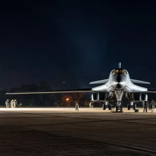מפציצי B-1B בבסיס פיירפורד. צילום: חיל האוויר האמריקאי